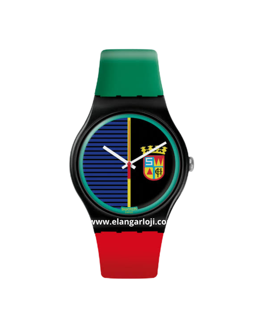 SWATCH SUOB169 Sir Swatch19 Rubber Strap