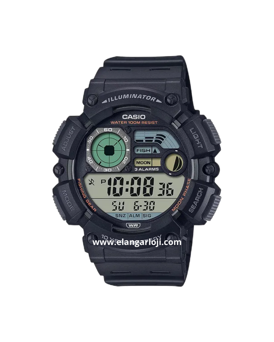 CASIO WS-1500H-1AVDF Men Illuminator Digital Dial Black Resin Band
