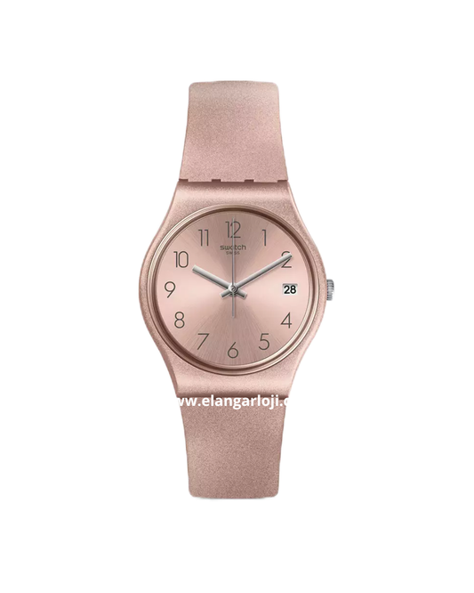SWATCH GP403 Pinkbaya Analog Dial Pink Rubber Strap