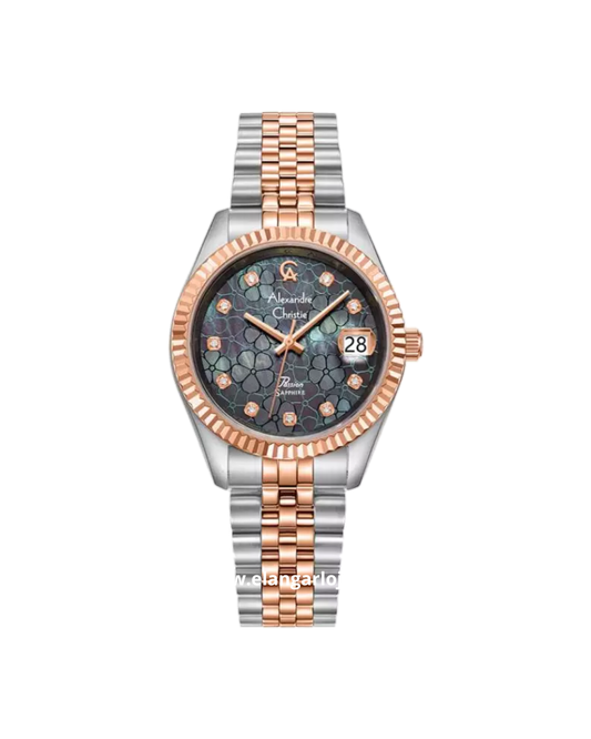 ALEXANDRE CHRISTIE AC 5013 LD BTRMR-1 Multicolor Dial Dual Tone Stainless Steel Strap