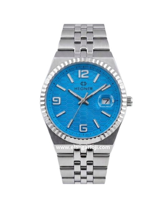 HEGNER HW 1741G Blue Dial Stainless Steel