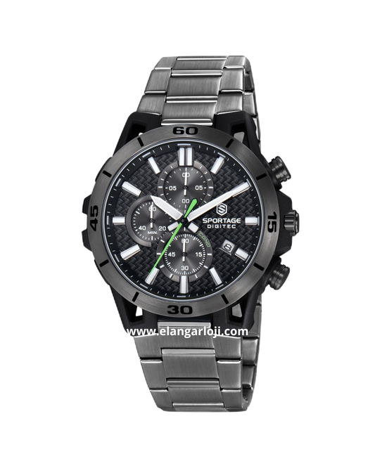 DIGITEC SPORTAGE SPC-1700R-BG-4 Strap Stainless Water Resist