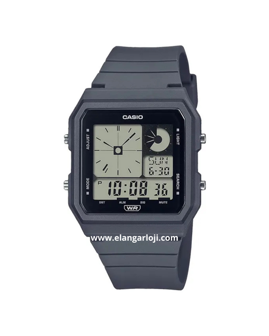 CASIO LF-20W-8A2DF Pop Digital Dial Grey Resin Band