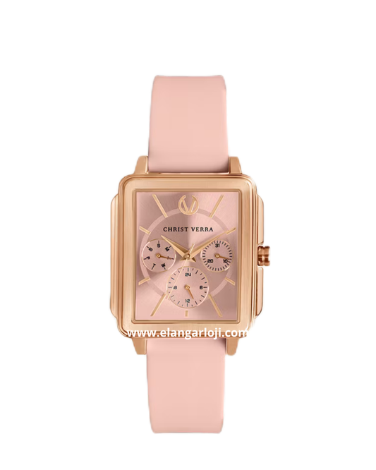 CHRIST VERRA LITE CV 12260L-35 PEACH Peach Rosegold Rubber Strap