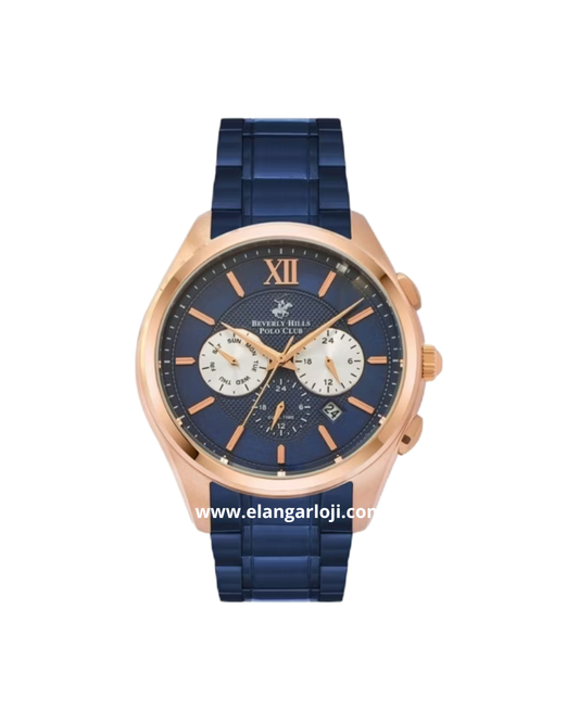 BEVERLY HILLS POLO CLUB BP3039X.490 Blue Rosegold
