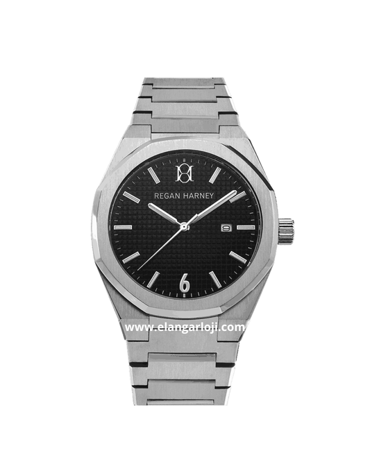 REGAN HARNEY RH002-01 REGAL Silver Dial Black Stainless Steel