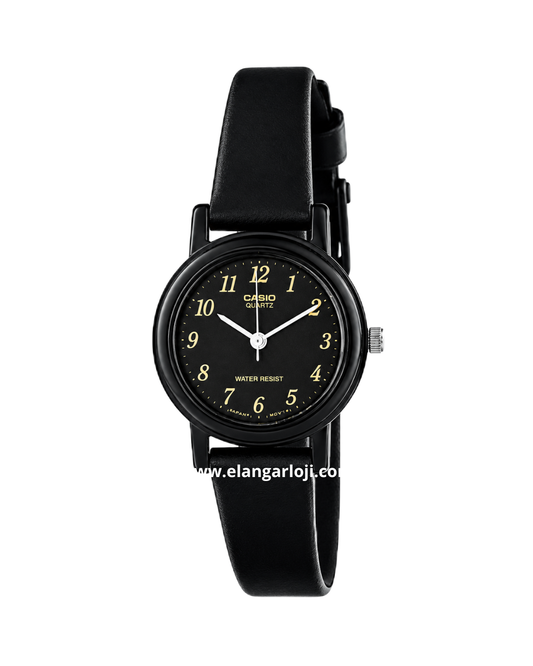 CASIO LQ-139AMV-1LDF Black Dial Black Resin Band