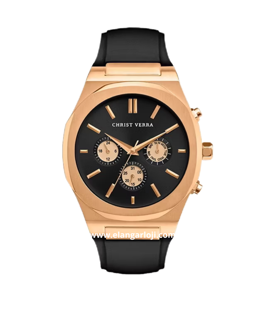 CHRIST VERRA CV 920145G-35 BLK Rubber Strap