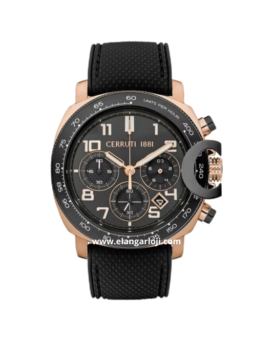 CERRUTI 1881 POSITANO CIWGO2206802 Black Rubber