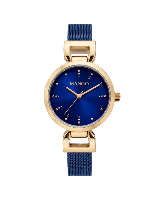 MANGO MA6709L-51R Blue Rosegold Stainless Steel