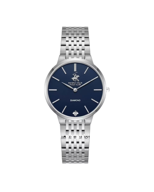 BEVERLY HILLS POLO CLUB BP3775X.390 Silver Dial Blue Stainless Steel