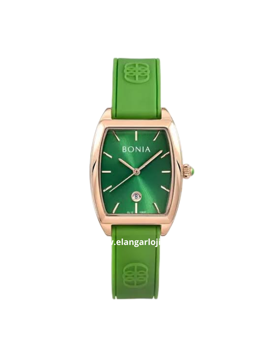 BONIA BNB10837-2592 Green Rubber Strap