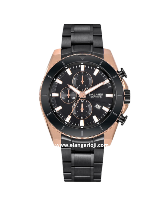 BALMER B-8826MC-BRG-4 Black Rosegold Stainless Steel