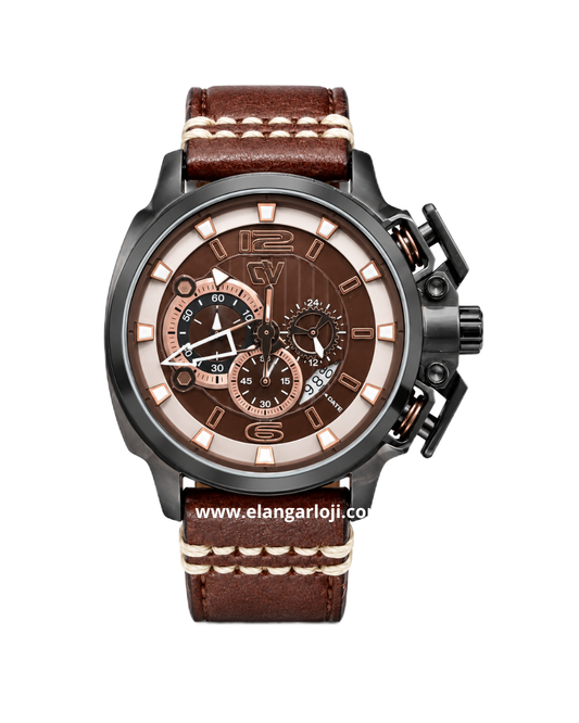 CHRIST VERRA CV C 29940G-26 BRN Leather Strap