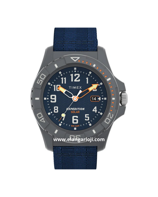 TIMEX EXPEDITION NORTH TW2V40300 Freedive Ocean Blue Dial Blue Recycled Fabric Strap