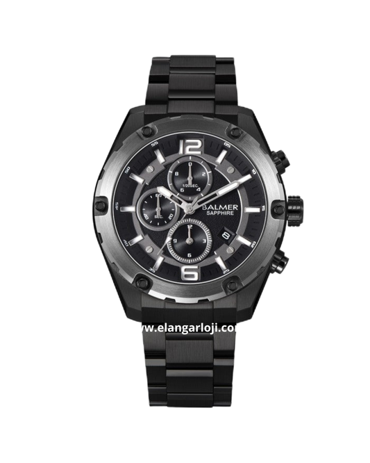BALMER B-8827MC BG-3 Sapphire Glass Stainless Steel