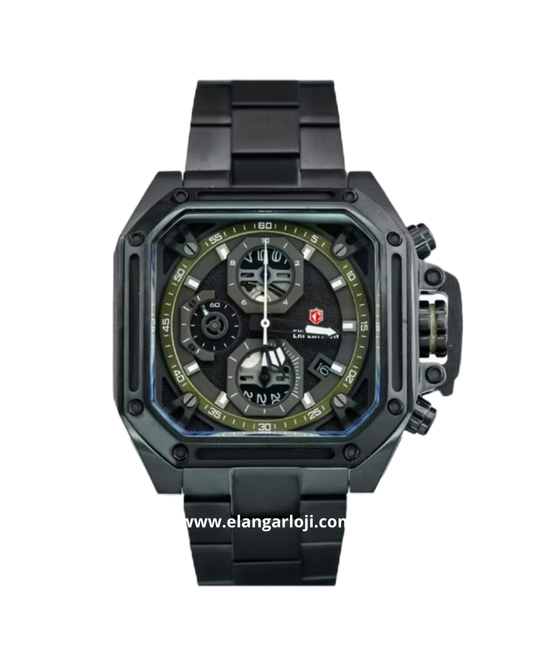 EXPEDITION E 6812 MC Men Black Dial Black Stainless Steel Strap