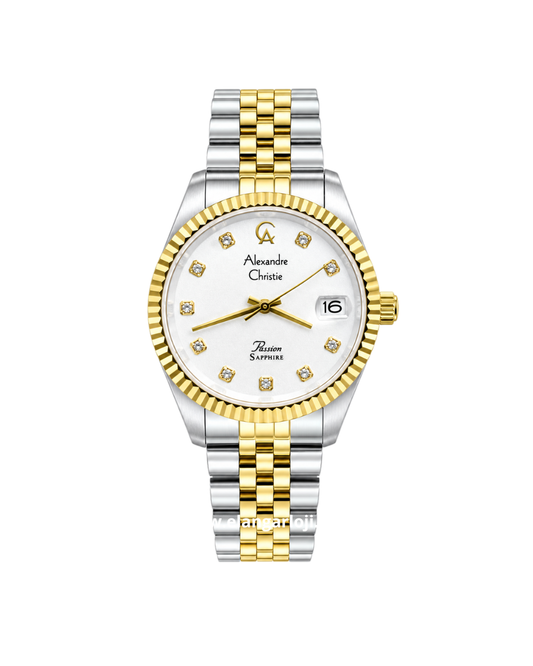 ALEXANDRE CHRISTIE AC 5013 LD BTGSL Passion Silver Dial Stainless Steel Strap