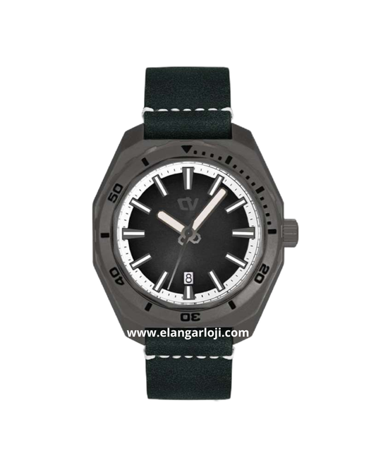 CHRIST VERRA CV C 64010G-26 BLK Leather Strap