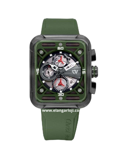 CHRIST VERRA CV C 11118G-36 GRN Rubber Strap