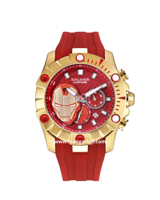 BALMER B-8822MC-MV Marvel Iron Man Limited Edition Free Strap