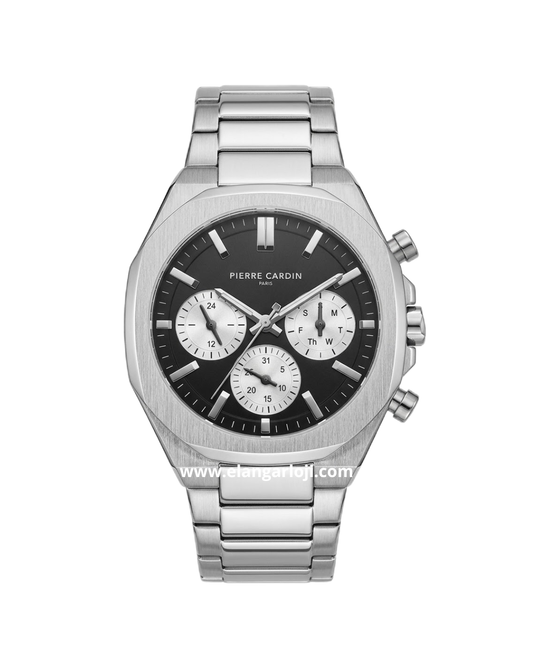 PIERRE CARDIN ACTIF MENS CF.0402.SJW.1 Silver Stainless Steel