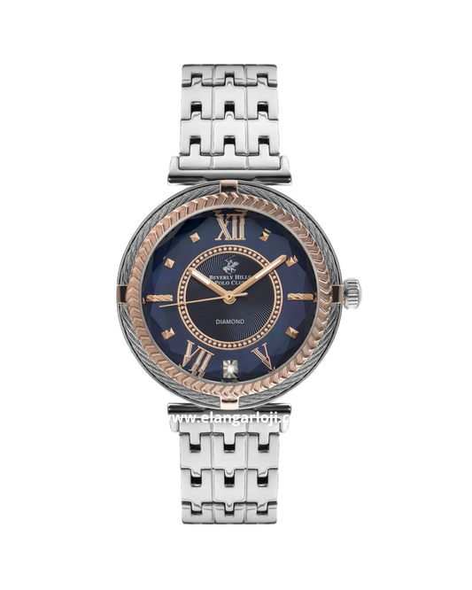 BEVERLY HILLS POLO CLUB BP3222X.590 Silver Dial Blue Stainless Steel