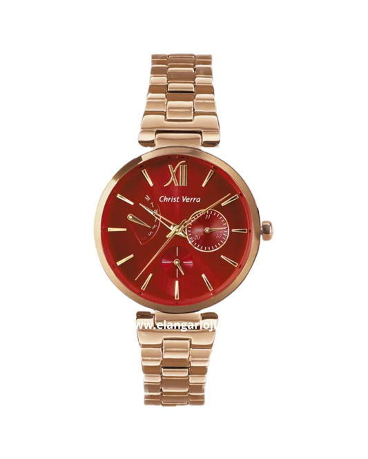 CHRIST VERRA CV 64012L-15 BURGUNDY Stainless Steel