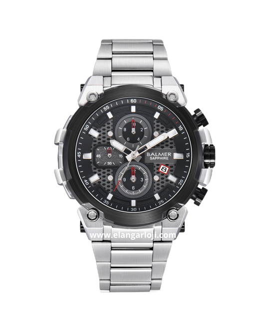 BALMER B-8825MC SS-4 Silver Black Stainless Steel