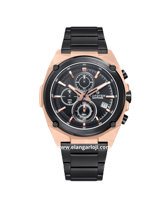 LOFOTEN F-6538MC BRG-4 Stainless Steel + Extra Rubber Strap