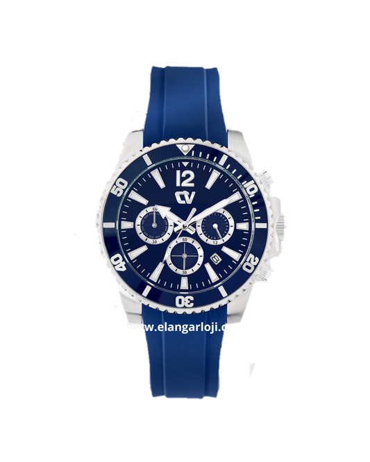 CHRIST VERRA CV C 64166G-3F BLU Rubber Strap