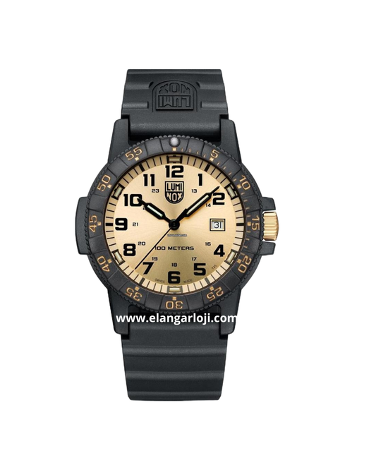 Jam Tangan Pria LUMINOX XS.0325.GP Leatherback Sea Turtle Giant, Outdoor Watch Black Swiss Made