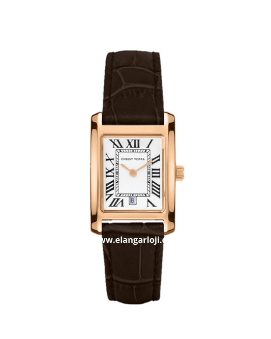 CHRIST VERRA CV 110617L-25 WHT Leather Strap