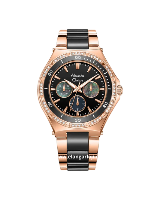 ALEXANDRE CHRISTIE AC 2294 BF BRGBA  Black Dial Stainless Steel