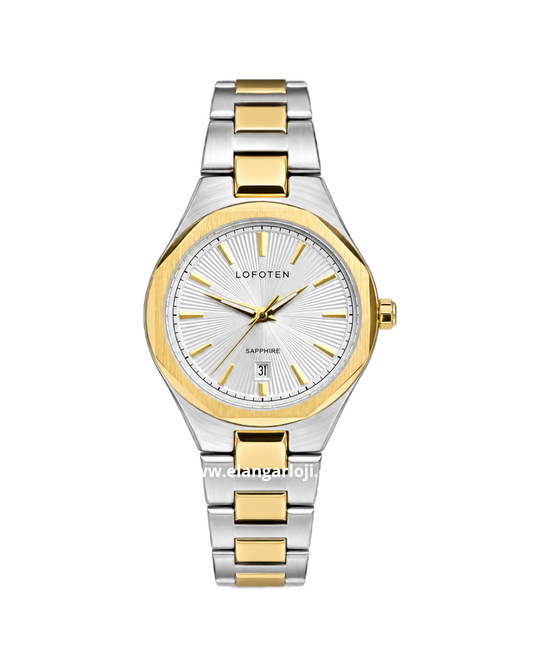 LOFOTEN F-8118 Women Silver Gold Stainless Steel