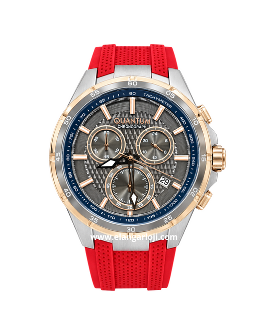 QUANTUM PWG953.868 Chronograph Rubber Strap