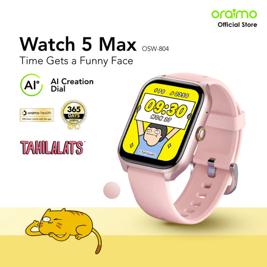 ORAIMO X TAHILALATS WATCH 5 MAX OSW-804 PINK